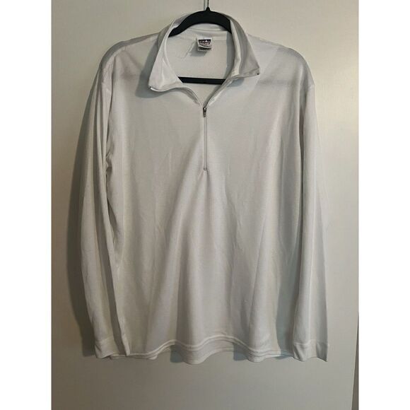 Vintage Patagonia Capilene 1/4 Zip Mens White Size Large Made In USA - Picture 1 of 3